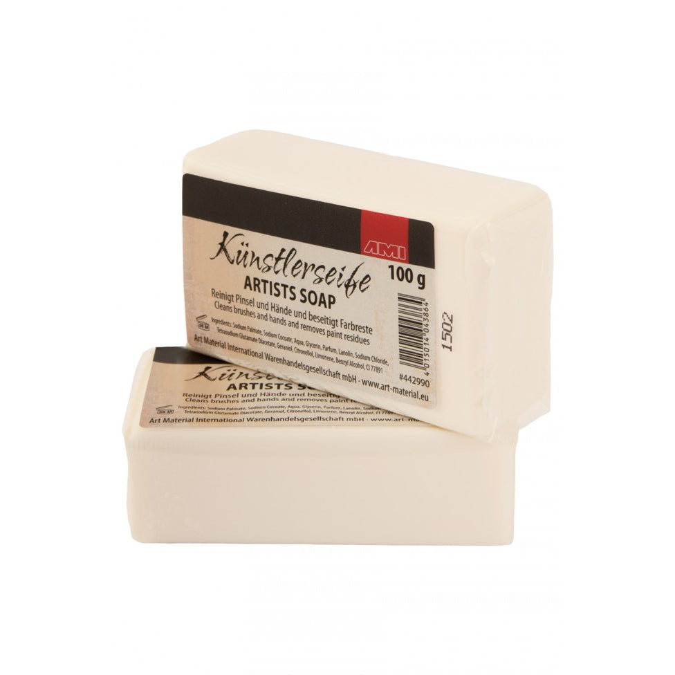 Penselenzeep Penselen zeep AMI Art Materials Ateljee G Kindergrime Glittertattoos Workshop Webshop uit Dendermonde