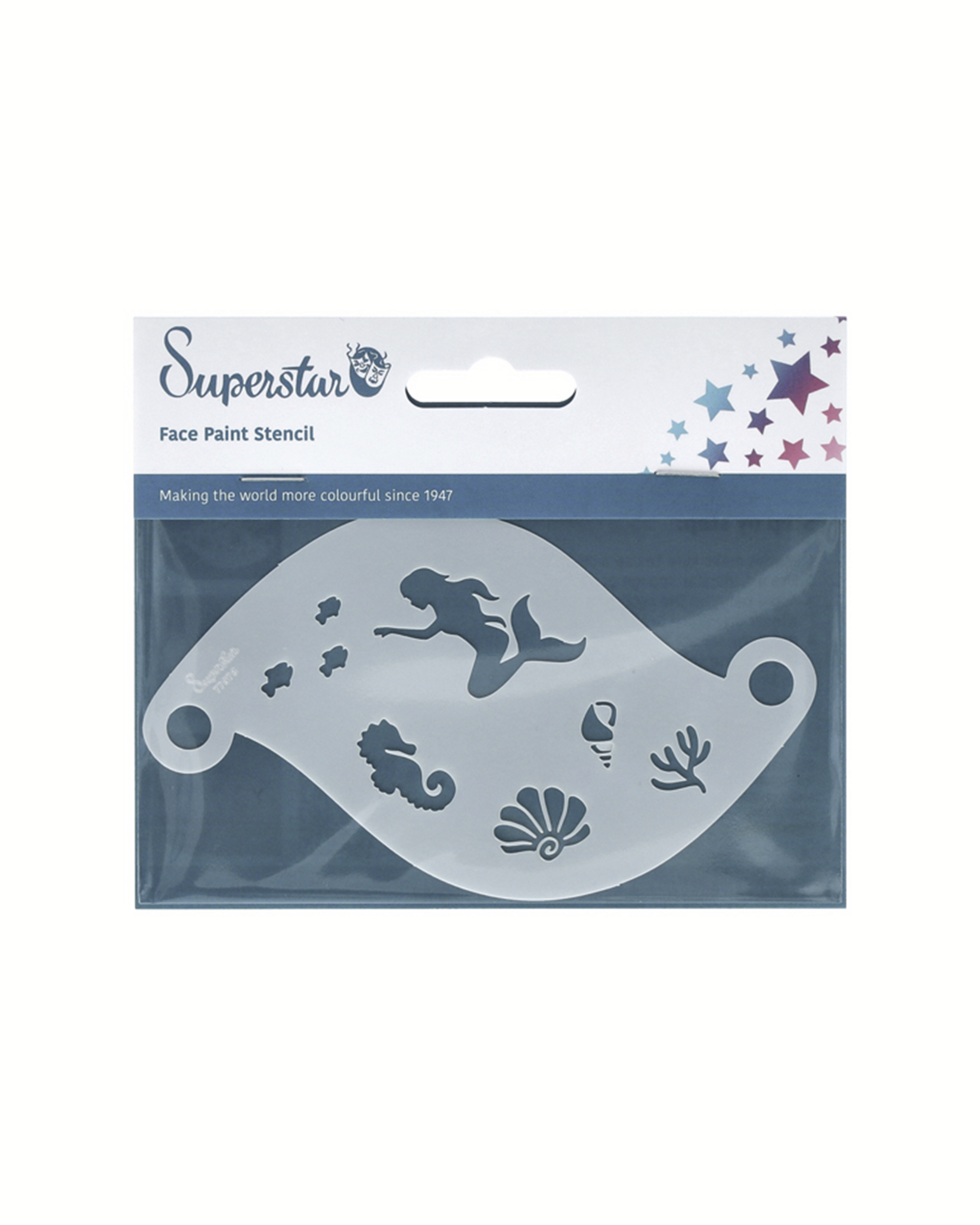 Herbruikbare stencils | Face Paint Stencil MERMAID