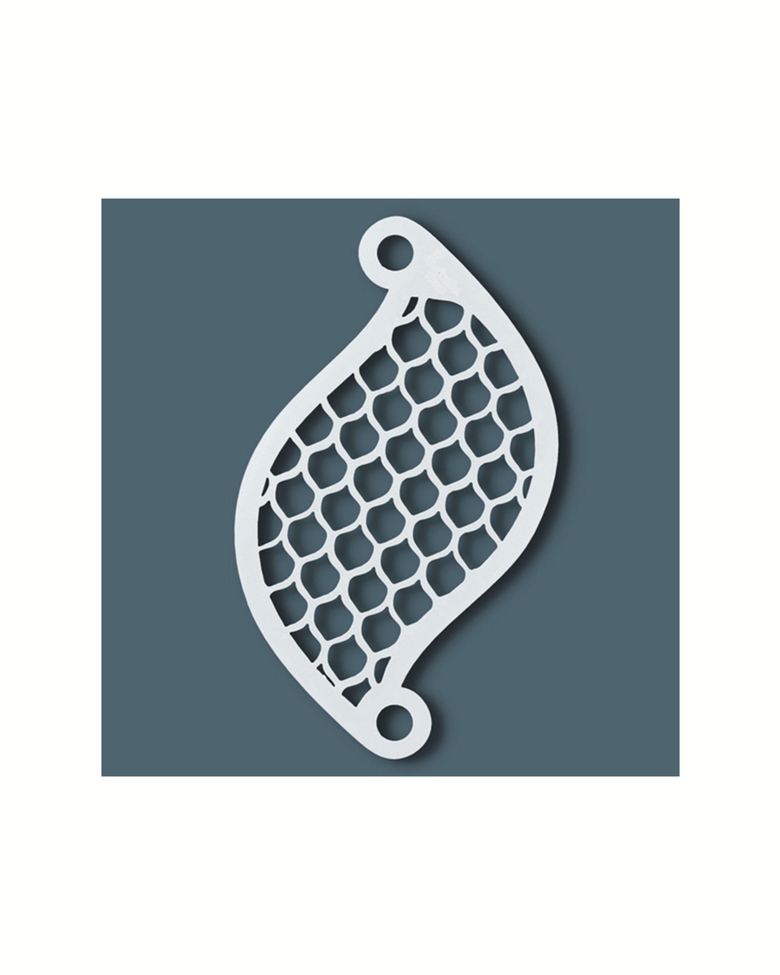 Herbruikbare stencils | Face Paint Stencil SCALES