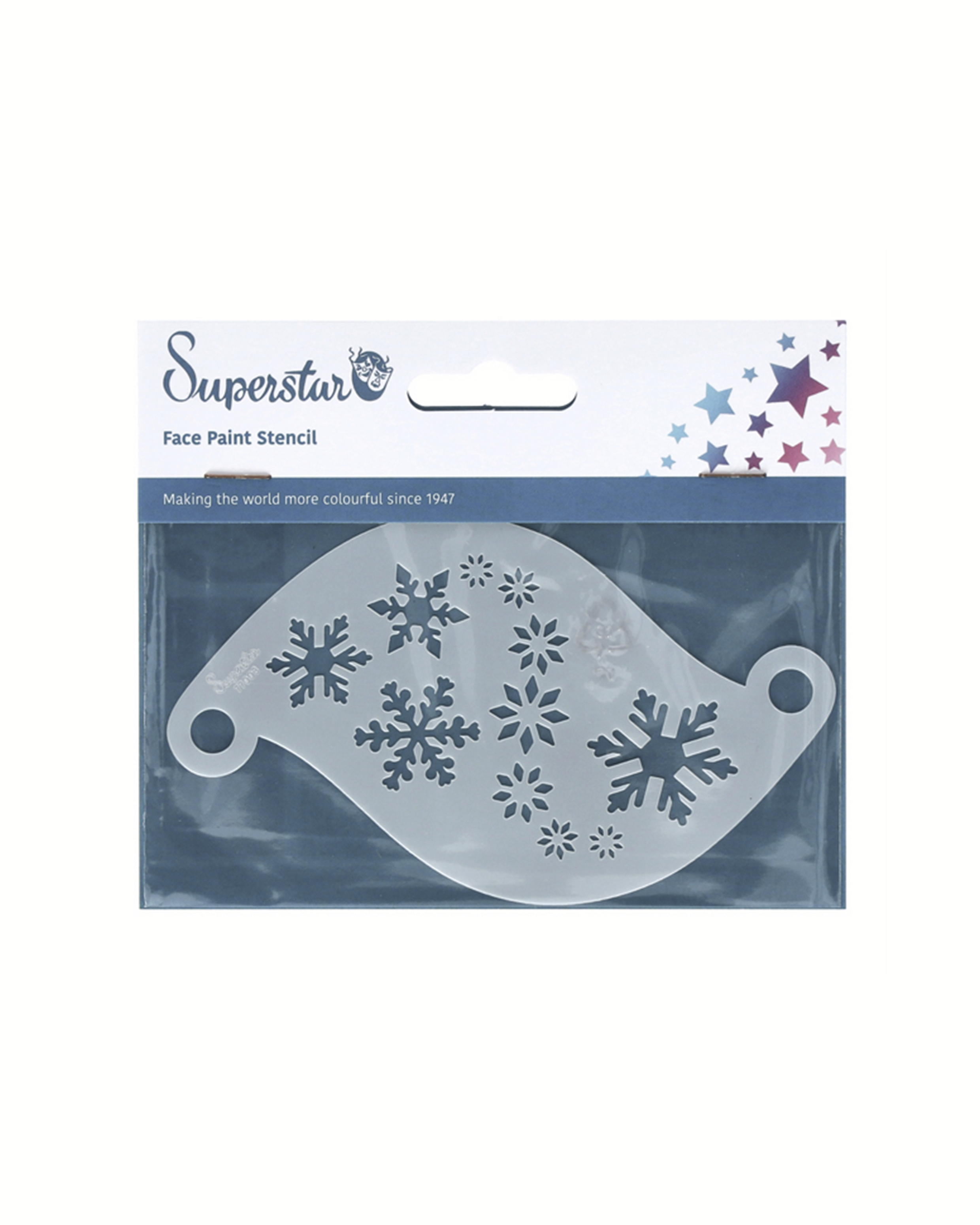 Herbruikbare stencils | Face Paint Stencil SNOWFLAKES