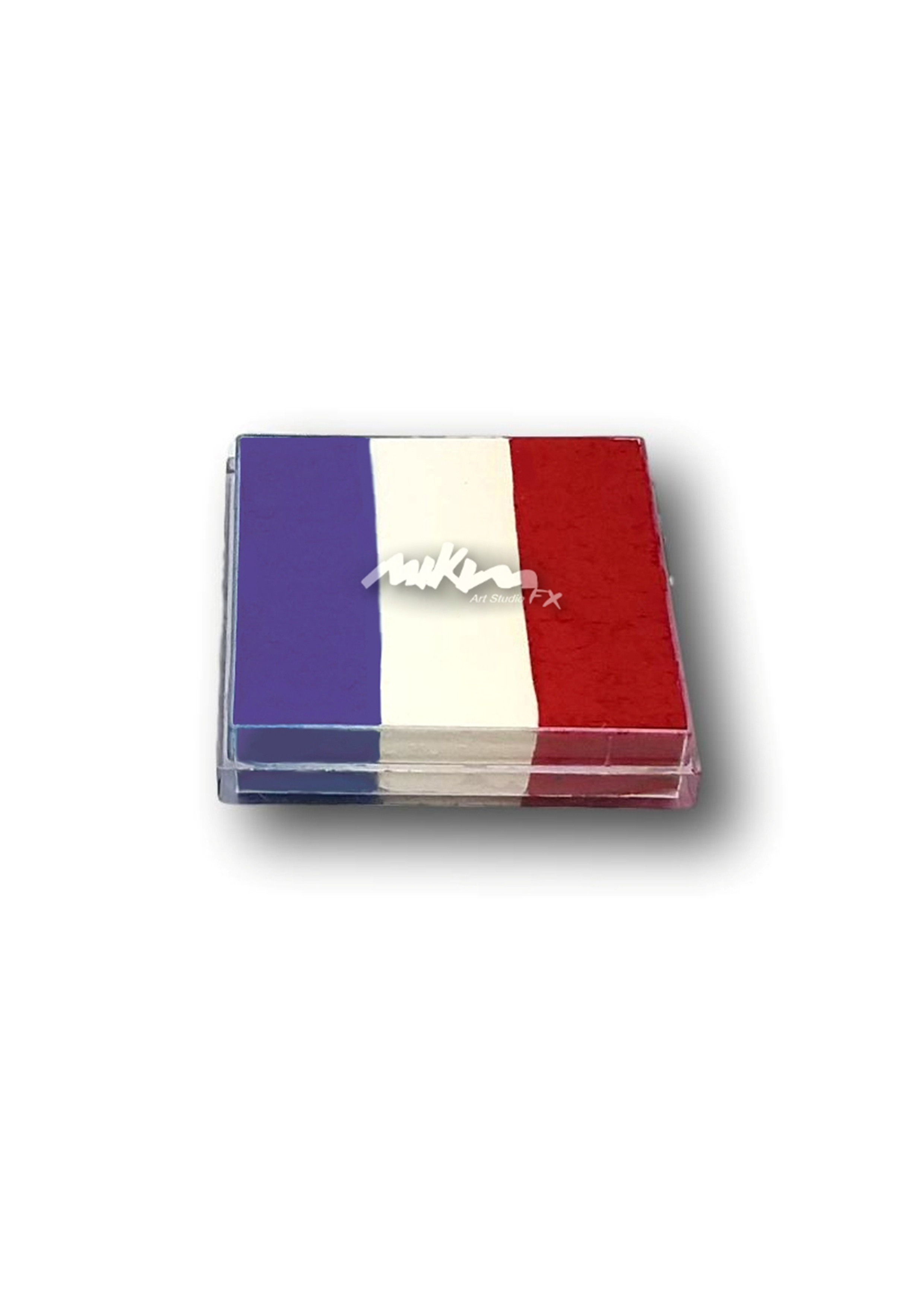 Splitstroke splitcake onestroke AQ Schmink regenboog MiKimFX BV uit Wielsbeke Ateljee G Kindergrime Glittertattoos Workshop Webshop uit Dendermonde