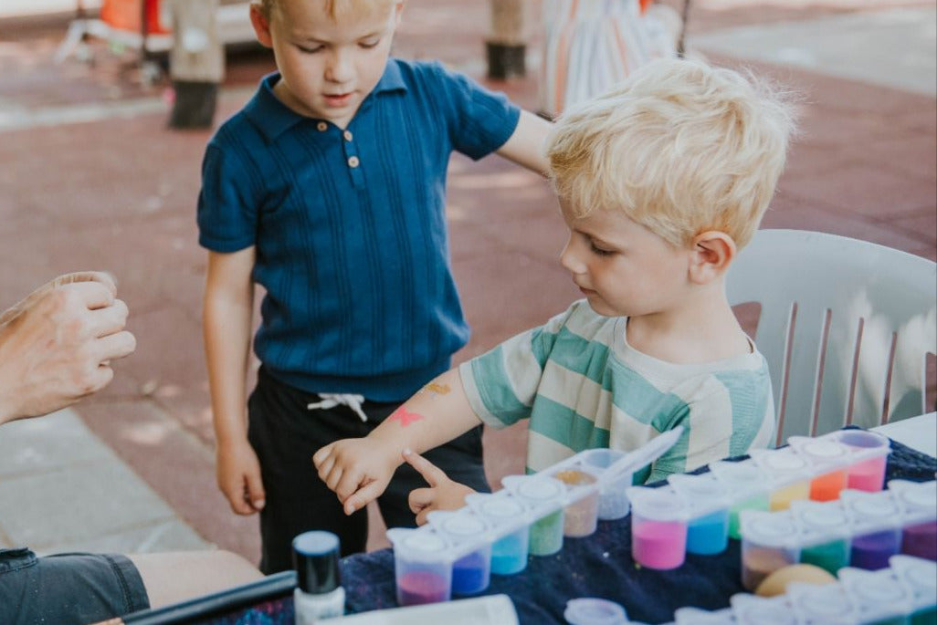 Ateljee G Kindergrime Glittertattoos Workshop Webshop uit Dendermonde