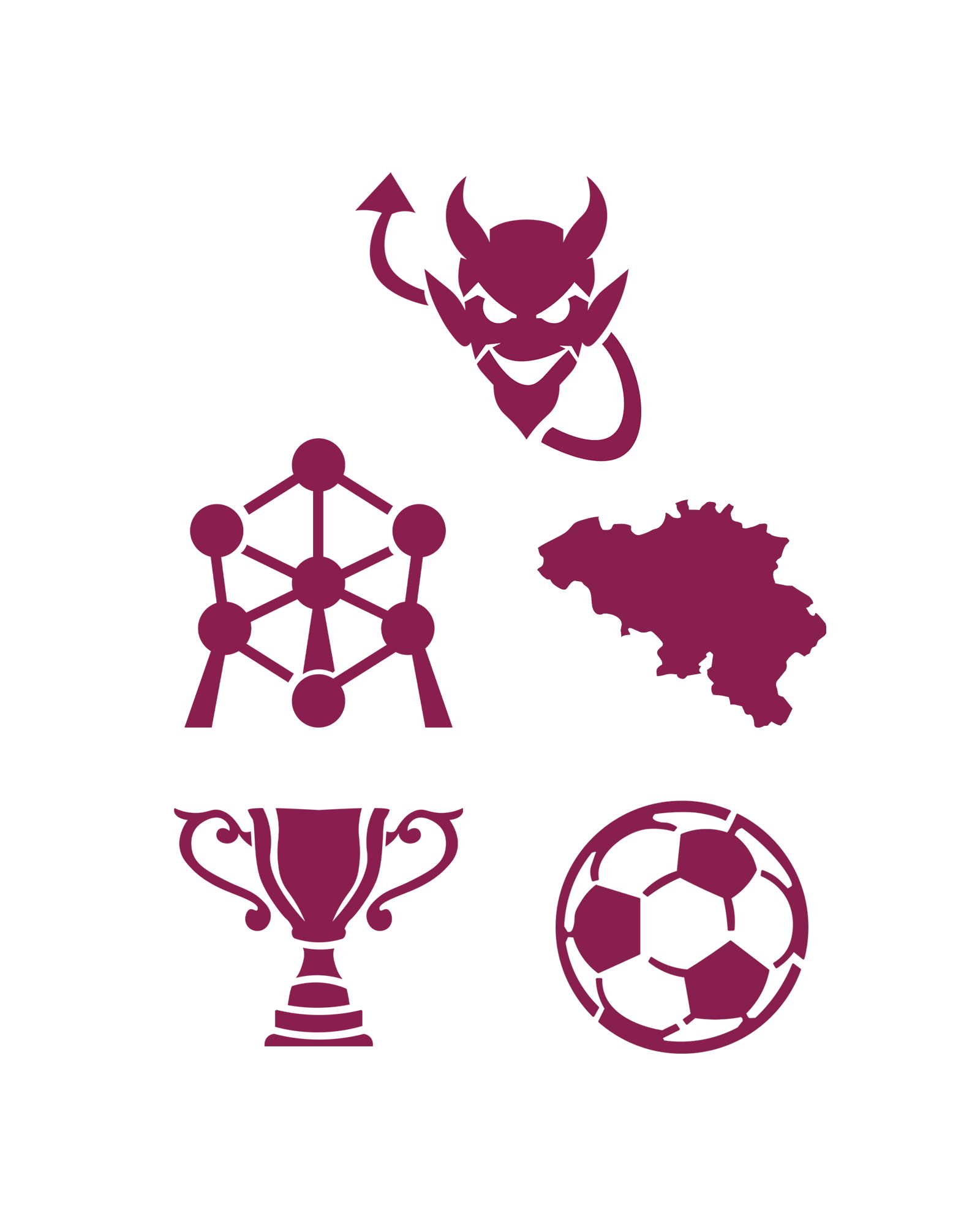 WK voetbal 2026 pakket | Glittertattoo Stencil