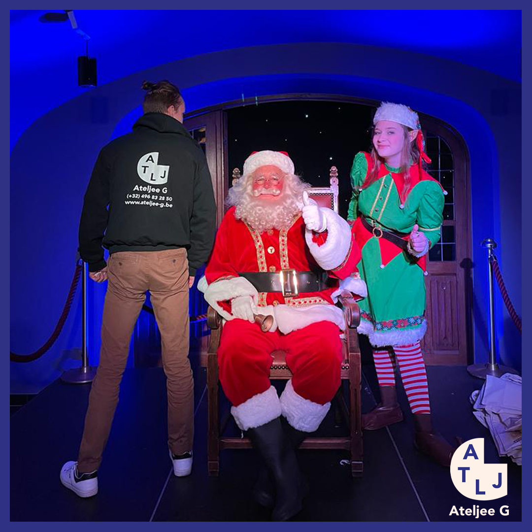 De kerstman in Dendermonde