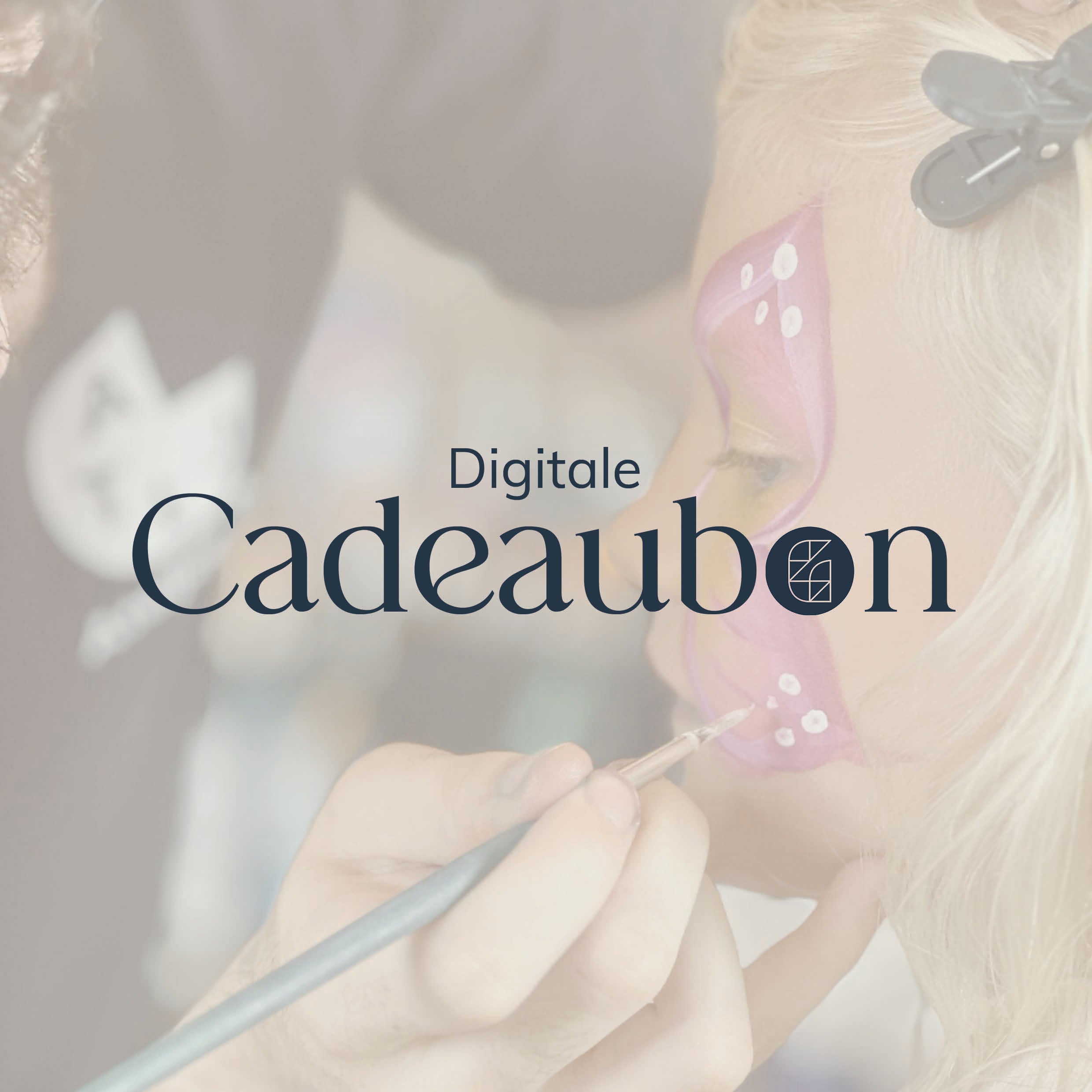 Cadeaubon van Ateljee G Kindergrime Glittertattoos Workshop Webshop uit Dendermonde