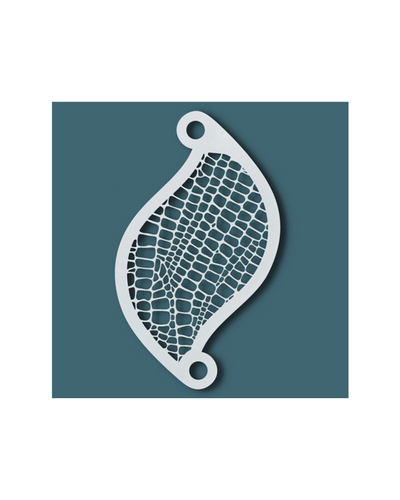 Herbruikbare stencils | Face Paint Stencil LIZARD