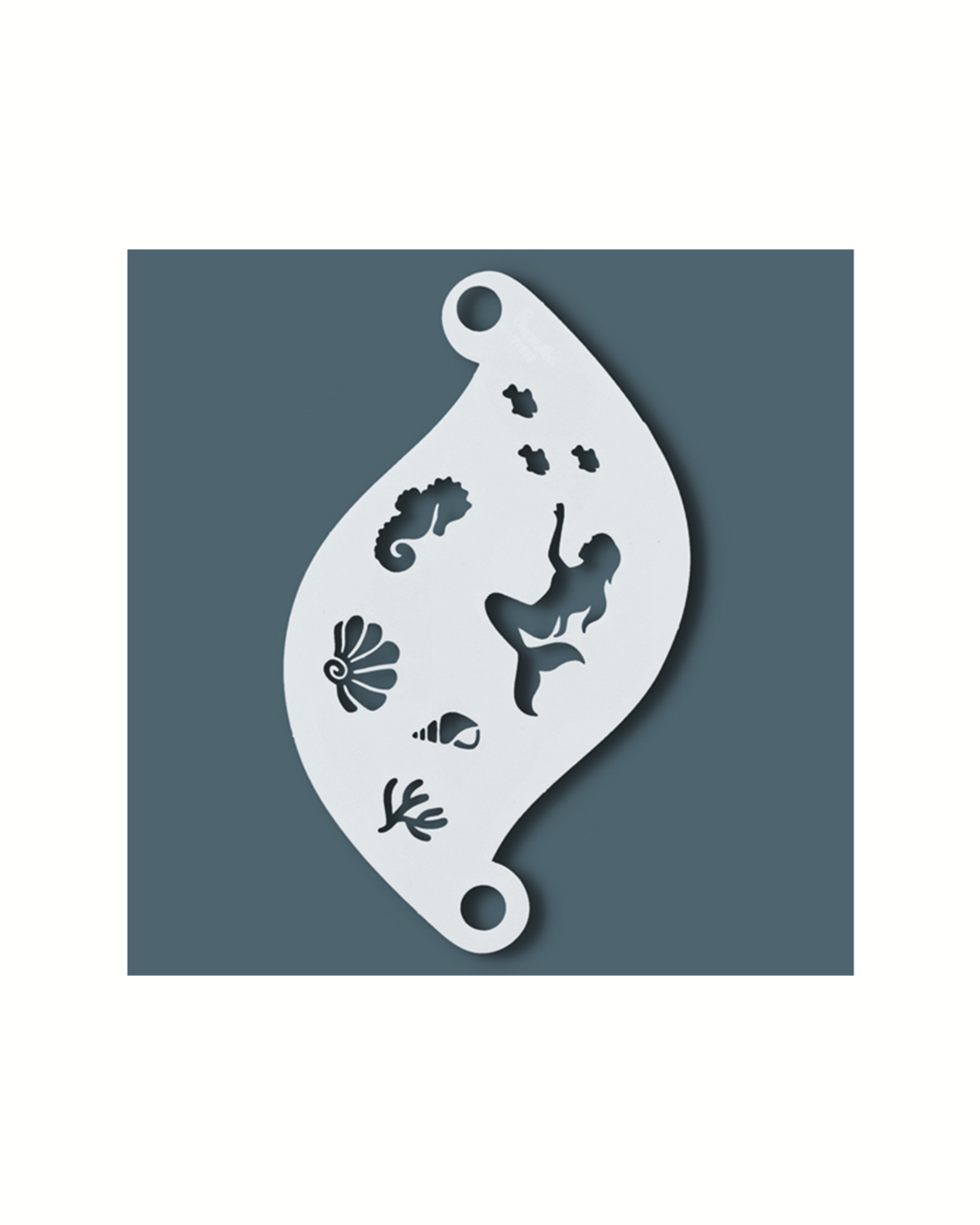 Herbruikbare stencils | Face Paint Stencil MERMAID
