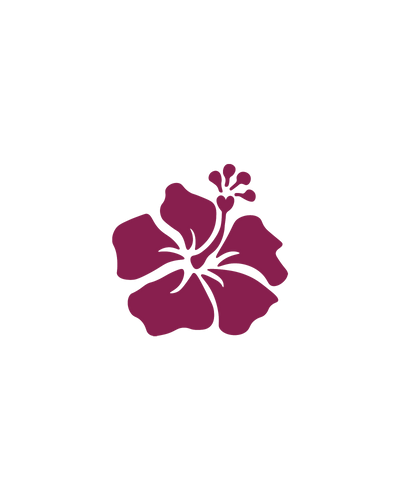 Hibiscus | Glittertattoo Stencil
