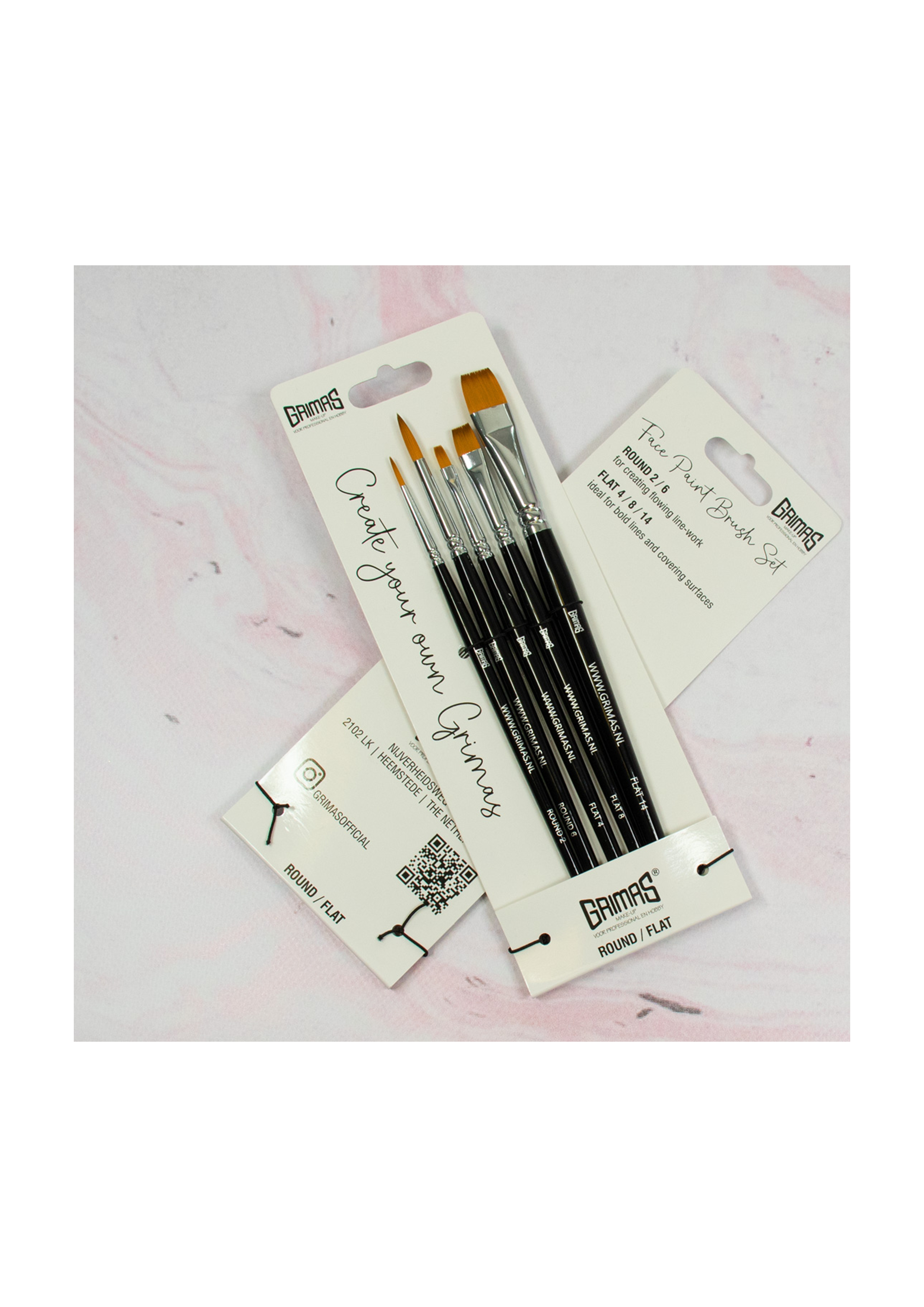 Penselenset ROUND/FLAT