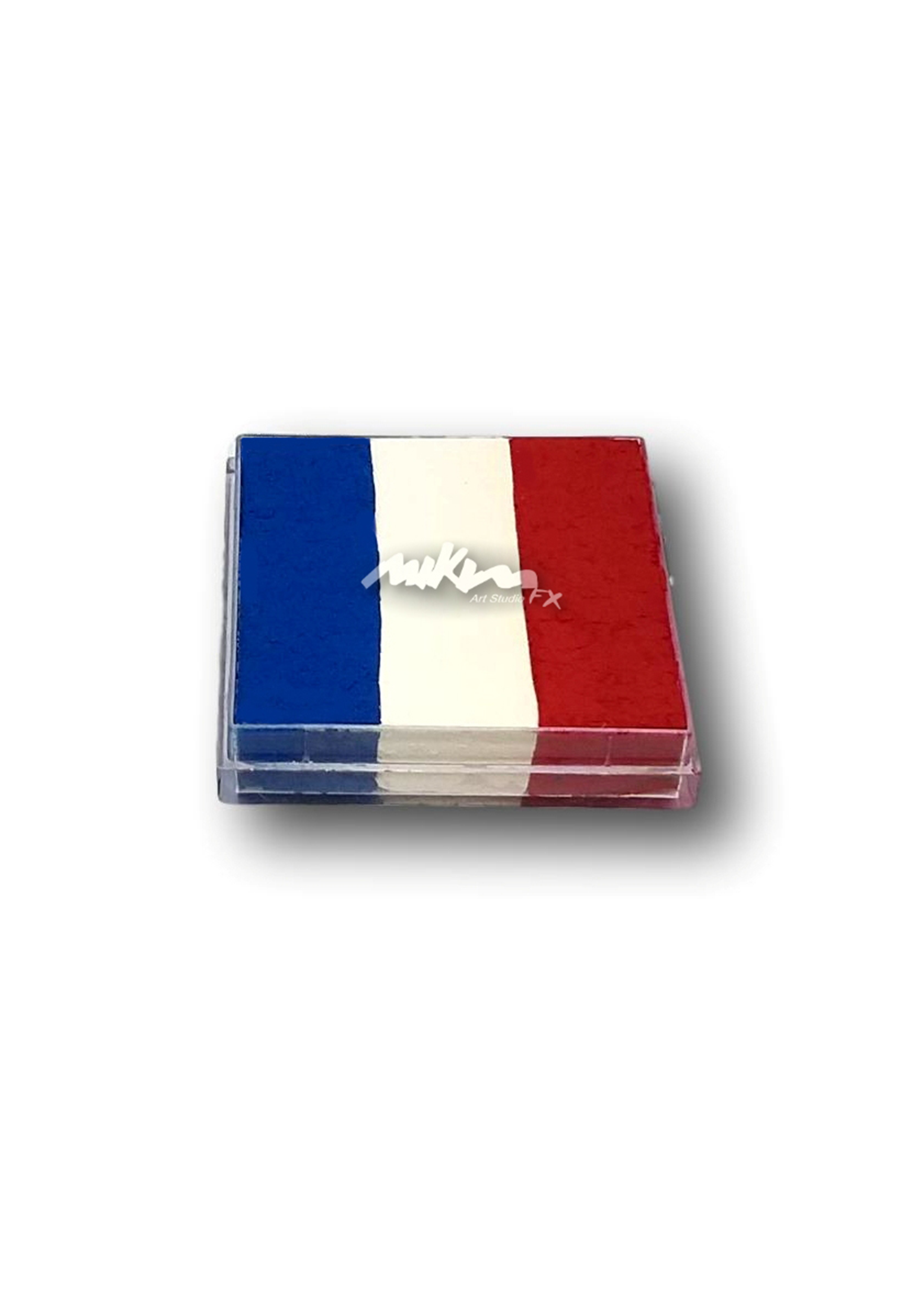 Splitstroke splitcake onestroke AQ Schmink MiKimFX BV uit Wielsbeke Ateljee G Kindergrime Glittertattoos Workshop Webshop uit Dendermonde