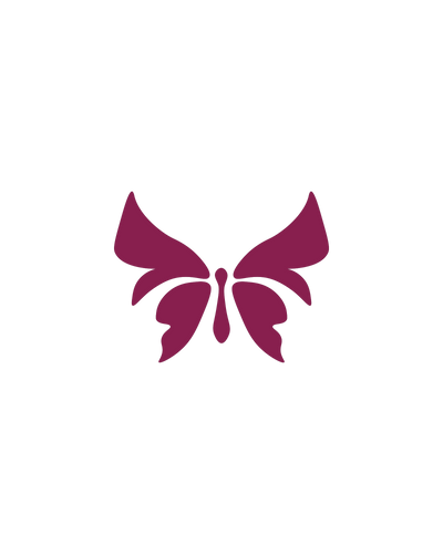 Vlinder | Glittertattoo Stencil