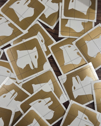 Knaptand | Glittertattoo Stencil