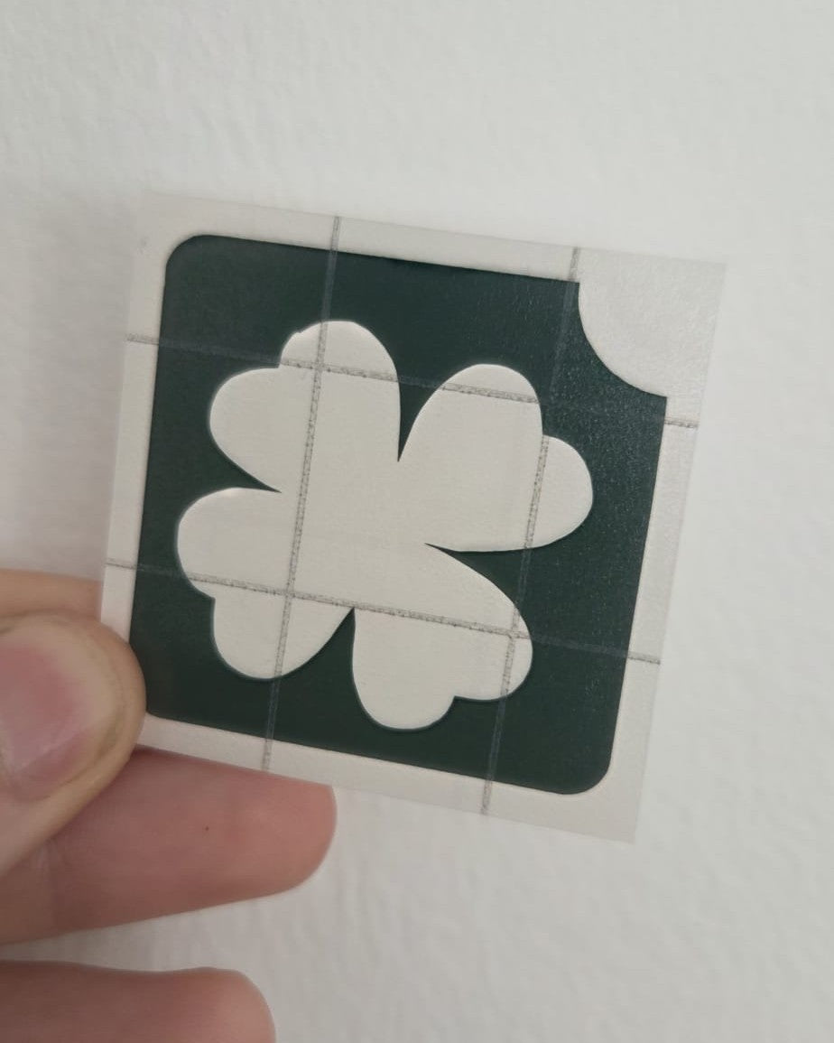 Klaver | Glittertattoo Stencil