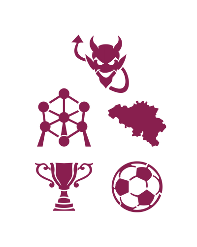 WK voetbal 2026 pakket | Glittertattoo Stencil